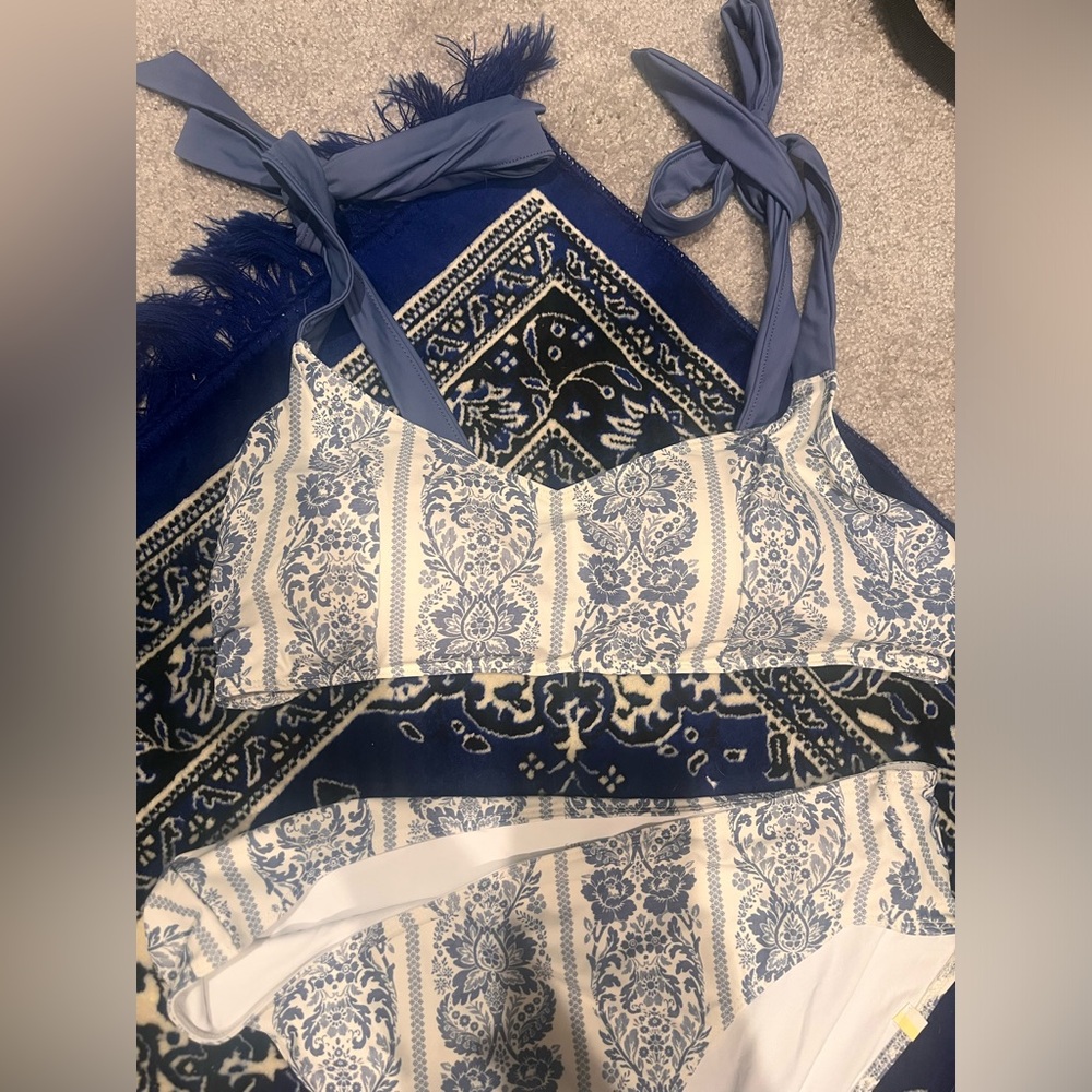 Summersalt Floral Bikini sz 12